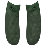 eXtremeRate FLEXOR Rubberized Side Rails Grips Trigger Stop Kit for Xbox Series X/S Controller & Xbox Core Controller - Diamond Textured Deep Pine Green - PX3Q3009
