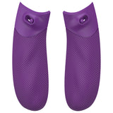 eXtremeRate FLEXOR Rubberized Side Rails Grips Trigger Stop Kit for Xbox Series X/S Controller & Xbox Core Controller - Diamond Textured Mist Purple - PX3Q3011