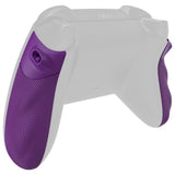 eXtremeRate FLEXOR Rubberized Side Rails Grips Trigger Stop Kit for Xbox Series X/S Controller & Xbox Core Controller - Diamond Textured Mist Purple - PX3Q3011