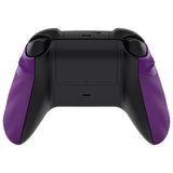 eXtremeRate FLEXOR Rubberized Side Rails Grips Trigger Stop Kit for Xbox Series X/S Controller & Xbox Core Controller - Diamond Textured Mist Purple - PX3Q3011