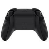 eXtremeRate FLEXOR Rubberized Side Rails Grips Trigger Stop Kit for Xbox Series X/S Controller & Xbox Core Controller - Diamond Textured Shadow Black - PX3Q3014