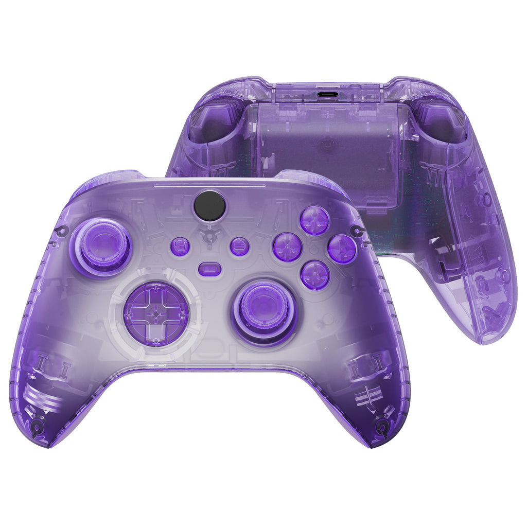 thumbnail image 2 of Krazy Controllers Blue Faceplate & ABXY Button Kit – Xbox Series X|S Controller – Gloss/Matte, Hard Shell 2 of 6