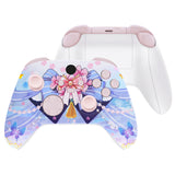 eXtremeRate Cryo Impact Controller Full Set Housing Shell Case with Buttons for Xbox Series X/S Controller, Custom Replacement Side Rails Front Back Plate Cover for Xbox Core Controller - QX3R001