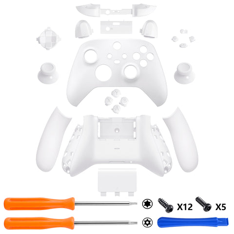 thumbnail image 2 of Krazy Controllers Blue Faceplate & ABXY Button Kit – Xbox Series X|S Controller – Gloss/Matte, Hard Shell 2 of 6