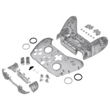 eXtremeRate Replacement Full Set Shell with Buttons for Xbox One Elite Series 2 & Elite 2 Core Controller (Model 1797) - Clear Black - QFJE2M004