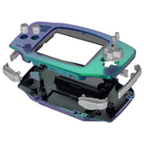 eXtremeRate IPS Ready Upgraded eXtremeRate Chameleon Green Purple GBA Replacement Shell Full Housing Cover Buttons for Gameboy Advance – Compatible with Both IPS & Standard LCD – Console & IPS Screen NOT Included - TAGP3016