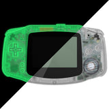 eXtremeRate IPS Ready Upgraded Glow in Dark - Green GBA Replacement Shell Full Housing Cover Buttons & White Screen Lens for Gameboy Advance – Compatible with Both IPS & Standard LCD – Console & IPS Screen NOT Included - TAGM5009