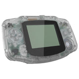 eXtremeRate IPS Ready Upgraded Glow in Dark - Green GBA Replacement Shell Full Housing Cover Buttons & White Screen Lens for Gameboy Advance – Compatible with Both IPS & Standard LCD – Console & IPS Screen NOT Included - TAGM5009