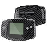 eXtremeRate IPS Ready Upgraded Graphite Carbon Fiber GBA Replacement Shell Full Housing Cover Buttons for Gameboy Advance – Compatible with Both IPS & Standard LCD – Console & IPS Screen NOT Included - TAGS2002