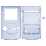 eXtremeRate IPS Ready Upgraded Glacier Blue Replacement Shell Full Housing Cover & Buttons & Black Screen Lens for Gameboy Color – Fit for GBC OSD IPS & Regular IPS & Standard LCD – Console & IPS Screen NOT Included - QCBM5008