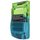 eXtremeRate IPS Ready Upgraded Gradient Translucent Green Blue GBC Replacement Shell Full Housing Cover w/ Buttons for Gameboy Color – Fit for GBC OSD IPS & Regular IPS & Standard LCD – Console & IPS Screen NOT Included - QCBP3017