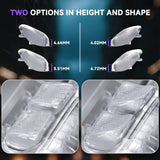 eXtremeRate Interchangeable Back Buttons Bottom Shell for Steam Deck LCD & OLED - with 2 Height Adjustable Buttons - Clear - GVSSDM003