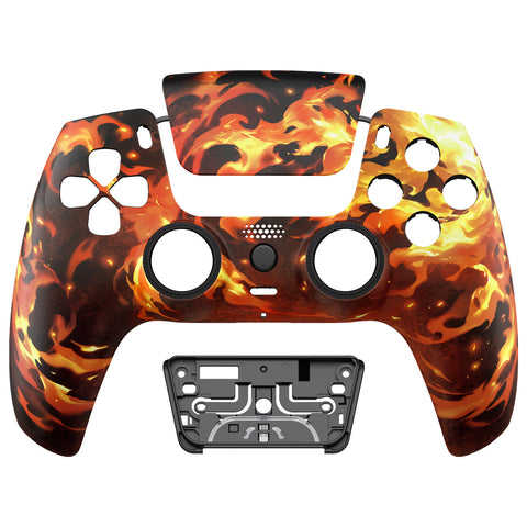 eXtremeRate LUNA Redesigned Front Shell with Touchpad for PS5 Controller BDM-010/020/030/040/050/060 - Blazing Magic - GHPFT025G4