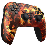 eXtremeRate LUNA Redesigned Front Shell with Touchpad for PS5 Controller BDM-010/020/030/040/050/060 - Blazing Magic - GHPFT025G4