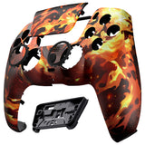eXtremeRate LUNA Redesigned Front Shell with Touchpad for PS5 Controller BDM-010/020/030/040/050/060 - Blazing Magic - GHPFT025G4