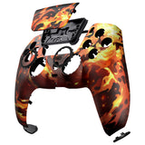 eXtremeRate LUNA Redesigned Front Shell with Touchpad for PS5 Controller BDM-010/020/030/040/050/060 - Blazing Magic - GHPFT025G4