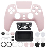 eXtremeRate LUNA Redesigned Front Shell with Touchpad for PS5 Controller BDM-010/020/030/040/050/060 - Cherry Blossoms Pink - GHPFP004G4