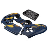 eXtremeRate LUNA Redesigned Front Shell with Touchpad for PS5 Controller BDM-010/020/030/040/050 - Glow in Dark Mecha - Orange - GHPFT012