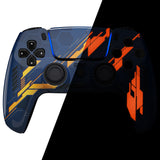 eXtremeRate LUNA Redesigned Front Shell with Touchpad for PS5 Controller BDM-010/020/030/040/050 - Glow in Dark Mecha - Orange - GHPFT012