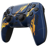 eXtremeRate LUNA Redesigned Front Shell with Touchpad for PS5 Controller BDM-010/020/030/040/050 - Glow in Dark Mecha - Orange - GHPFT012