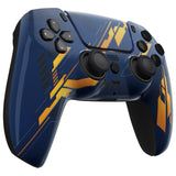 eXtremeRate LUNA Redesigned Front Shell with Touchpad for PS5 Controller BDM-010/020/030/040/050 - Glow in Dark Mecha - Orange - GHPFT012