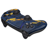 eXtremeRate LUNA Redesigned Front Shell with Touchpad for PS5 Controller BDM-010/020/030/040/050 - Glow in Dark Mecha - Orange - GHPFT012
