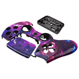 eXtremeRate LUNA Redesigned Surreal Lava Front Shell Touchpad Compatible with ps5 Controller BDM-010/020/030/040, DIY Replacement Housing Custom Touch Pad Cover Compatible with ps5 Controller - GHPFT013