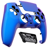 eXtremeRate LUNA Redesigned Front Shell with Touchpad for PS5 Controller BDM-010/020/030/040/050 - Chameleon Purple Blue - GHPFP003