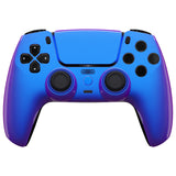 eXtremeRate LUNA Redesigned Front Shell with Touchpad for PS5 Controller BDM-010/020/030/040/050 - Chameleon Purple Blue - GHPFP003