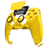eXtremeRate LUNA Redesigned Front Shell with Touchpad for PS5 Controller BDM-010/020/030/040/050 - Chrome Gold - GHPFD001
