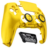 eXtremeRate LUNA Redesigned Front Shell with Touchpad for PS5 Controller BDM-010/020/030/040/050 - Chrome Gold - GHPFD001