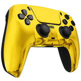 eXtremeRate LUNA Redesigned Front Shell with Touchpad for PS5 Controller BDM-010/020/030/040/050 - Chrome Gold - GHPFD001