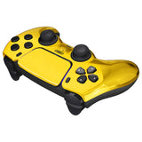 eXtremeRate LUNA Redesigned Front Shell with Touchpad for PS5 Controller BDM-010/020/030/040/050 - Chrome Gold - GHPFD001