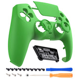eXtremeRate LUNA Redesigned Front Shell with Touchpad for PS5 Controller BDM-010/020/030/040/050 - Green - GHPFP010
