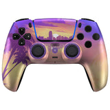 eXtremeRate LUNA Redesigned Front Shell with Touchpad for PS5 Controller BDM-010/020/030/040/050 - Neon Miami - GHPFR011