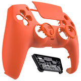 eXtremeRate LUNA Redesigned Front Shell with Touchpad for PS5 Controller BDM-010/020/030/040/050 - Orange - GHPFP011