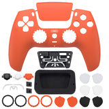 eXtremeRate LUNA Redesigned Front Shell with Touchpad for PS5 Controller BDM-010/020/030/040/050 - Orange - GHPFP011