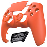 eXtremeRate LUNA Redesigned Front Shell with Touchpad for PS5 Controller BDM-010/020/030/040/050 - Orange - GHPFP011