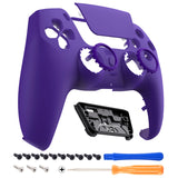 eXtremeRate LUNA Redesigned Front Shell with Touchpad for PS5 Controller BDM-010/020/030/040/050 - Purple - GHPFP008