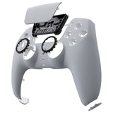 eXtremeRate LUNA Redesigned Front Shell with Touchpad for PS5 Controller BDM-010/020/030/040/050 - New Hope Gray - GHPFP005