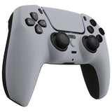 eXtremeRate LUNA Redesigned New Hope Gray Front Shell Touchpad Compatible with ps5 Controller BDM-010/020/030/040, DIY Replacement Housing Custom Touch Pad Cover Compatible with ps5 Controller - GHPFP005