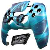 eXtremeRate LUNA Redesigned Front Shell with Touchpad for PS5 Controller BDM-010/020/030/040/050 - Aero Slash Magic - GHPFT029