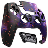 eXtremeRate LUNA Redesigned Front Shell with Touchpad for PS5 Controller BDM-010/020/030/040/050 - Glow in Dark - Cosmic Camo - GHPFT023