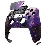eXtremeRate LUNA Redesigned Front Shell with Touchpad for PS5 Controller BDM-010/020/030/040/050 - Glow in Dark - Cosmic Camo - GHPFT023