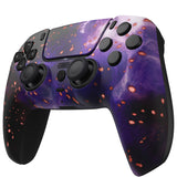eXtremeRate LUNA Redesigned Front Shell with Touchpad for PS5 Controller BDM-010/020/030/040/050 - Glow in Dark - Cosmic Camo - GHPFT023