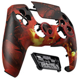 eXtremeRate LUNA Redesigned Front Shell with Touchpad for PS5 Controller BDM-010/020/030/040/050 - Purgatory Fire Serpent - GHPFT024