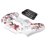eXtremeRate LUNA Redesigned Front Shell with Touchpad for PS5 Controller BDM-010/020/030/040/050 - Winter Blossom - GHPFT022