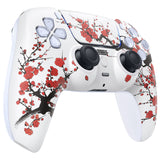 eXtremeRate LUNA Redesigned Front Shell with Touchpad for PS5 Controller BDM-010/020/030/040/050 - Winter Blossom - GHPFT022