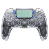 eXtremeRate Luna Redesigned Full Set Shells & Buttons for PS5 Controller BDM-030/040/050 - Clear - KQXPFM001