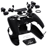 eXtremeRate Luna Redesigned Full Set Shells & Buttons for PS5 Controller BDM-030/040/050/060 - Black - KQXPFP001G4